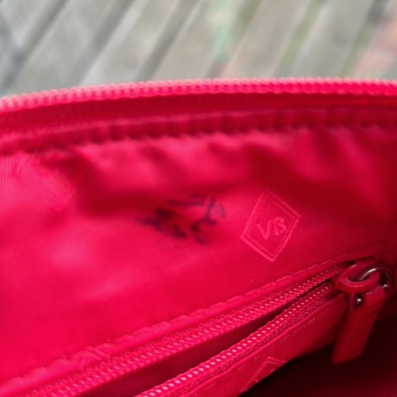 Vera Bradley Rumba Flowers Print Shoulder Little Crossbody Purse Red Quilted - Picture 15 of 15